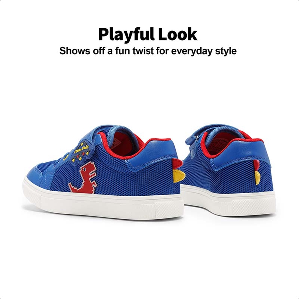 [Storybook Rainbow] Kids Breathable Fun Design Sneakers - ROYAL BLUE - 4